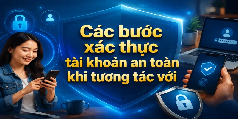 Các bước xác thực tài khoản an toàn khi tương tác với tổng đài viên trực tuyến