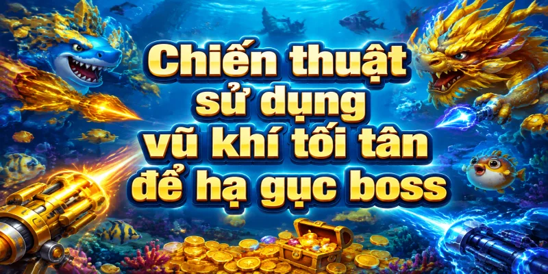 Chiến thuật sử dụng vũ khí tối tân để hạ gục boss lớn trong game bắn cá trực tuyến