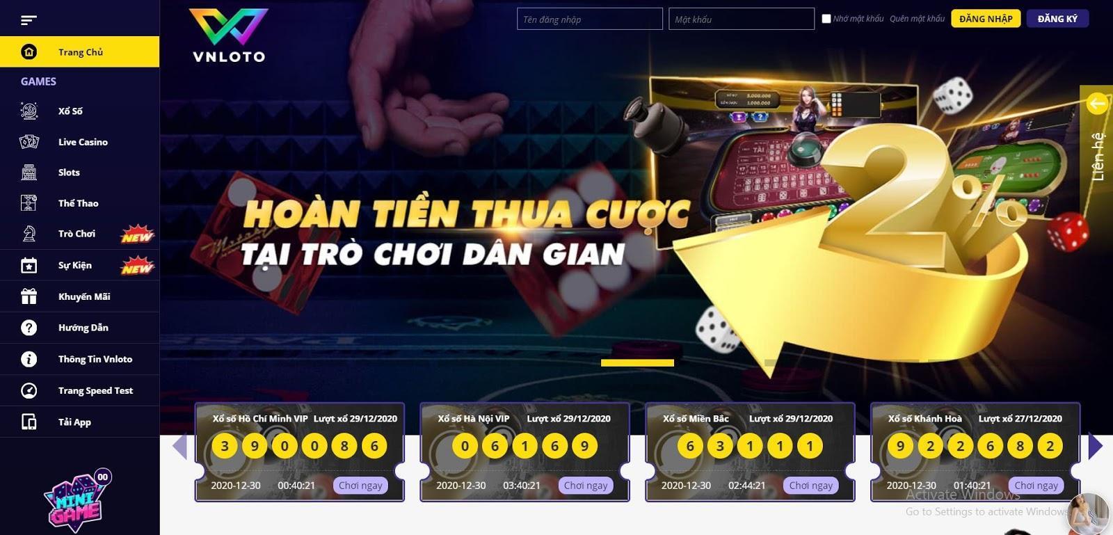 vnloto banner